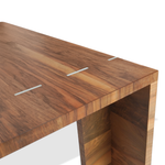 Modern Rosewood Dining Table with Inlay