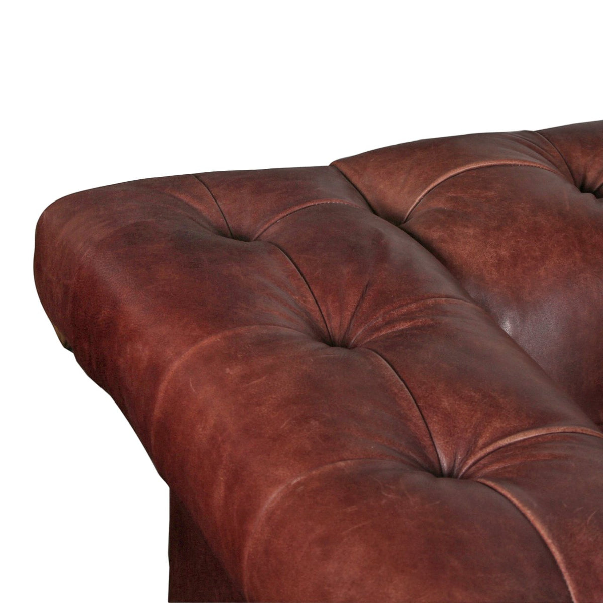 Modern Chesterfield Italian Leather Sofa