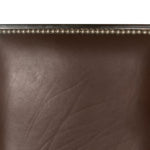 Modern Henredon Leather Dining Chairs with Cowhide Back