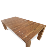 Modern Rosewood Dining Table with Inlay