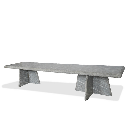 Modern Travertine Bench