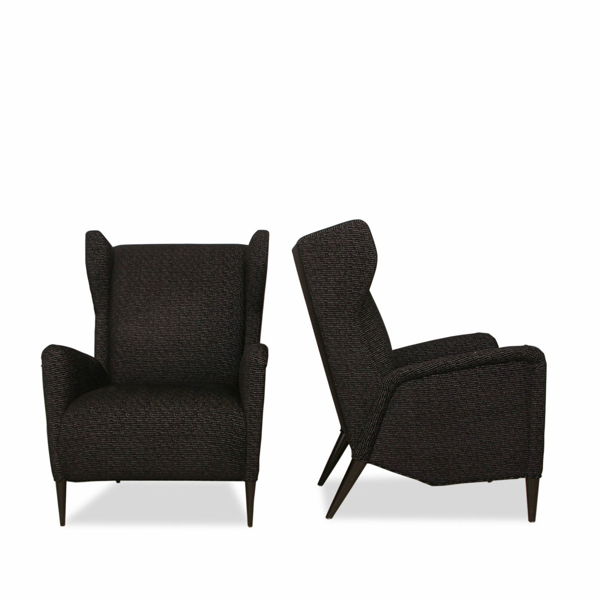 Pair of Baker Wingback Armchairs