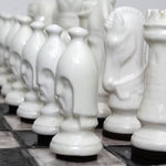 Raku Ceramic Chess Set with Board