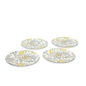 Rare Tiffany & Co. ‘Yellow Flowers’ Salad Plates, Set of 4