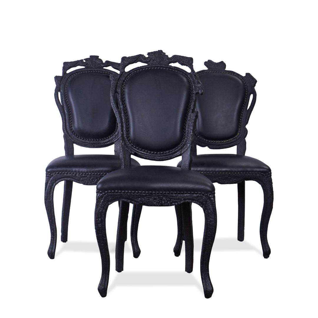 MOOOI Smoke Chairs by Maarten Baas, Set of 3