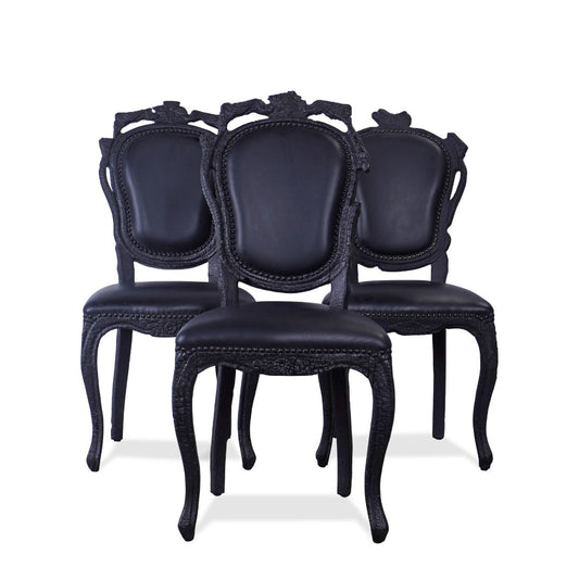 MOOOI Smoke Chairs by Maarten Baas, Set of 3