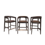 Interlude Kendra Counter Stools, Set of 3