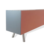 Vitra Kast Cabinet Sideboard in Pink and Dark Green by Maarten van Severen