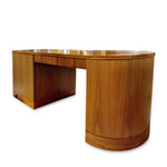 Modern Oval Desk with Storage