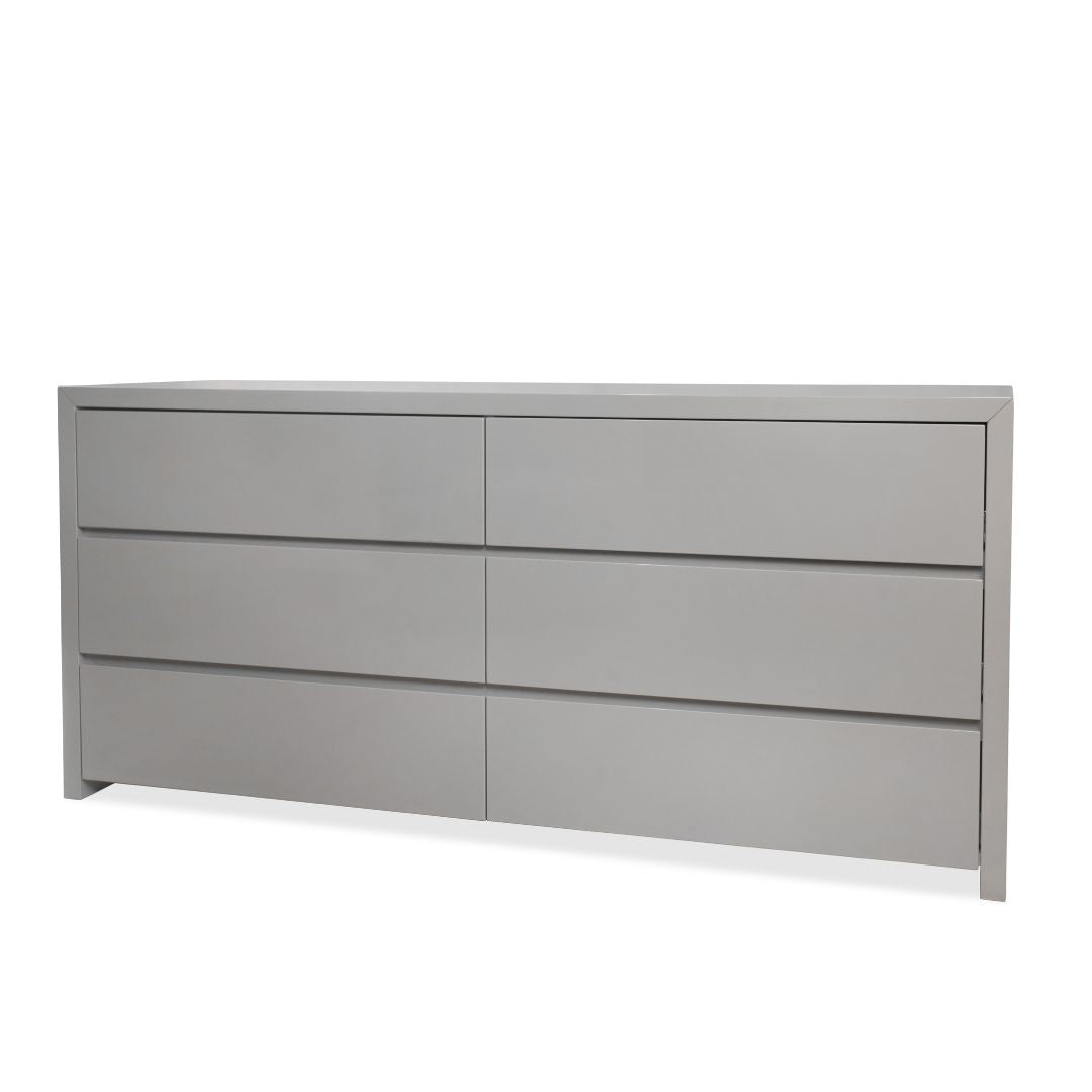Mobital Blanche High Gloss Stone Double Dresser