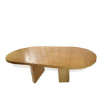 Karl Springer MCM Lacquered Goatskin Dining, Conference Table  C1970s