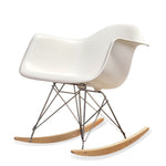 Eames Molded Plastic Armchair, Rocker Base from Herman Miller, Pair of