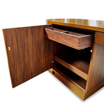 Modern Oval Desk with Storage