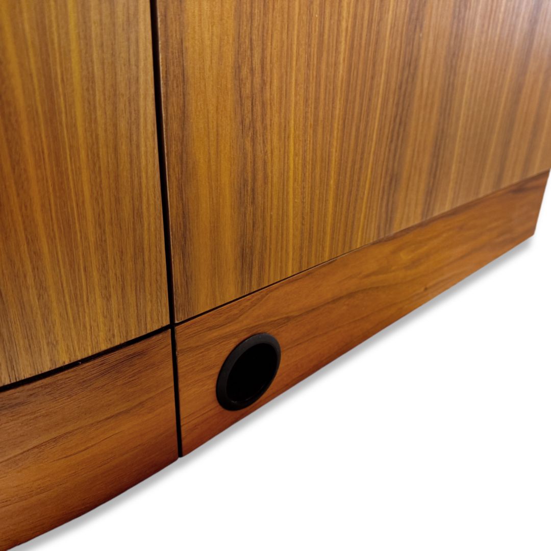 Modern Oval Desk with Storage