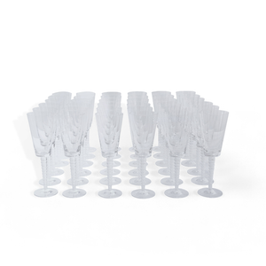 Steuben Crystal All Purpose Evening Goblets, Set of 36