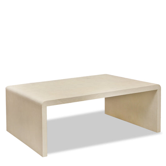 Jean Michel Frank Style Shagreen Waterfall Cocktail Table