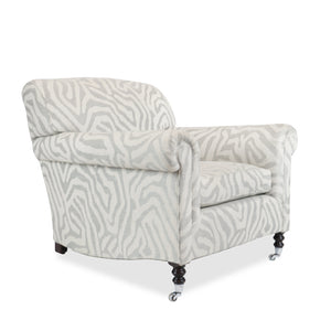 Transitional NYC Custom Upholstered Armchair