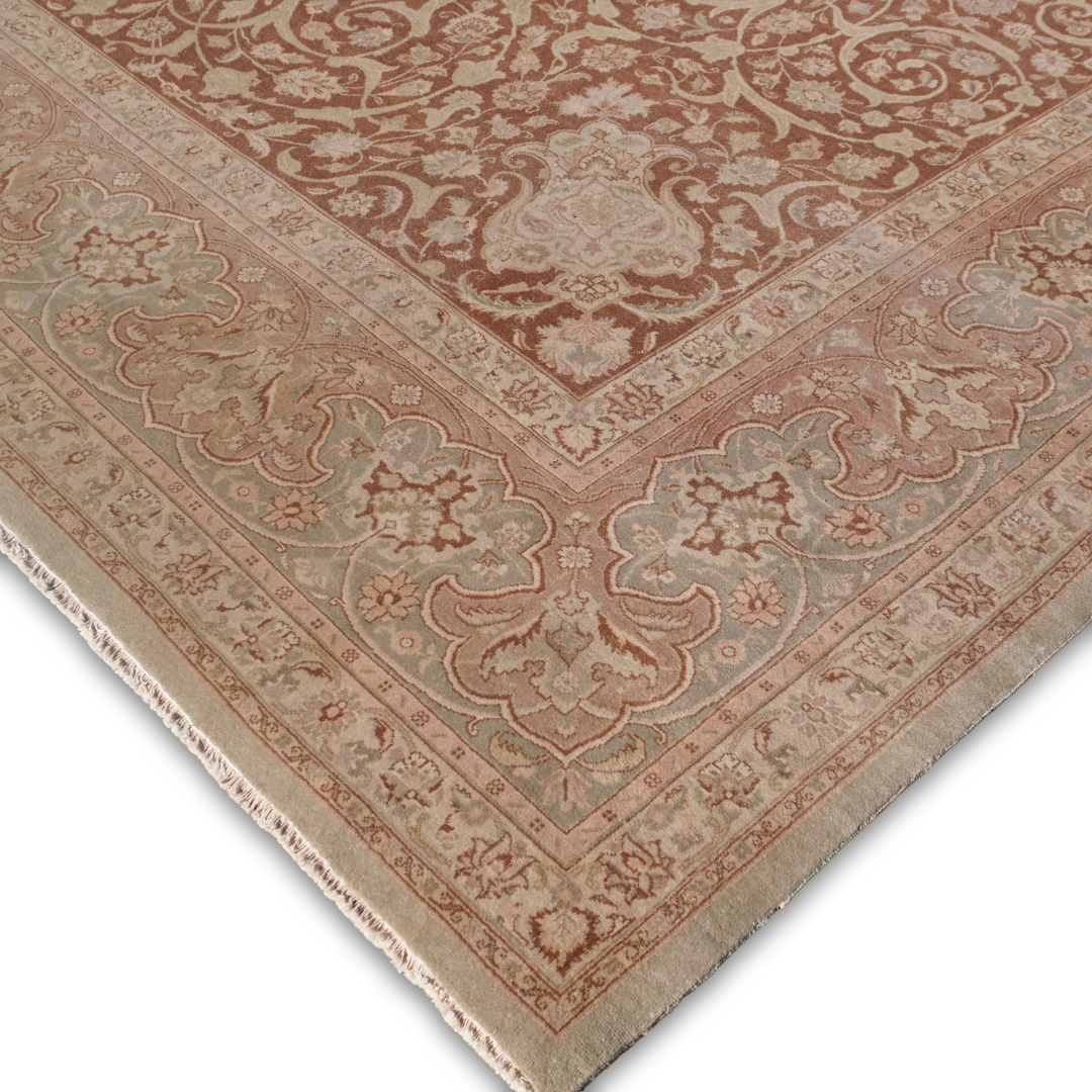 Vintage Handwoven Persian Mahal Style Area Rug Carpet (11ft 3 in x 5 ft 8 in)