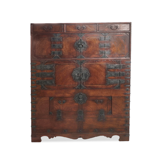 Vintage Korean Jeonju  Bandaji Scholar's Chest