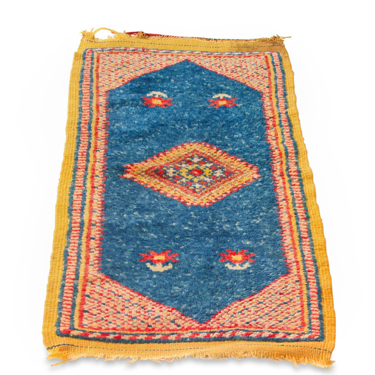 Vintage Ait Ouaouzguite Moroccan Carpet (1 ft 9 in x 3 ft 5 in)