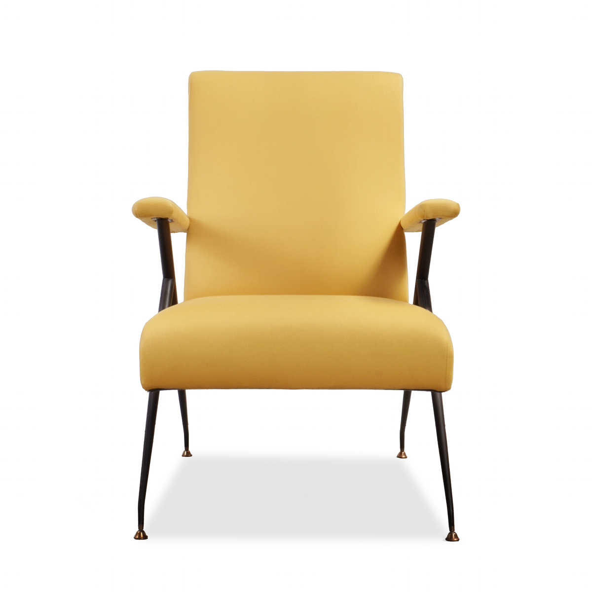 Vintage Mid Century Italian Gio Ponti Style Armchair
