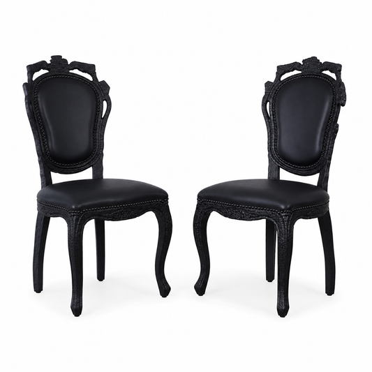 MOOOI Smoke Chairs by Maarten Baas, Pair Of