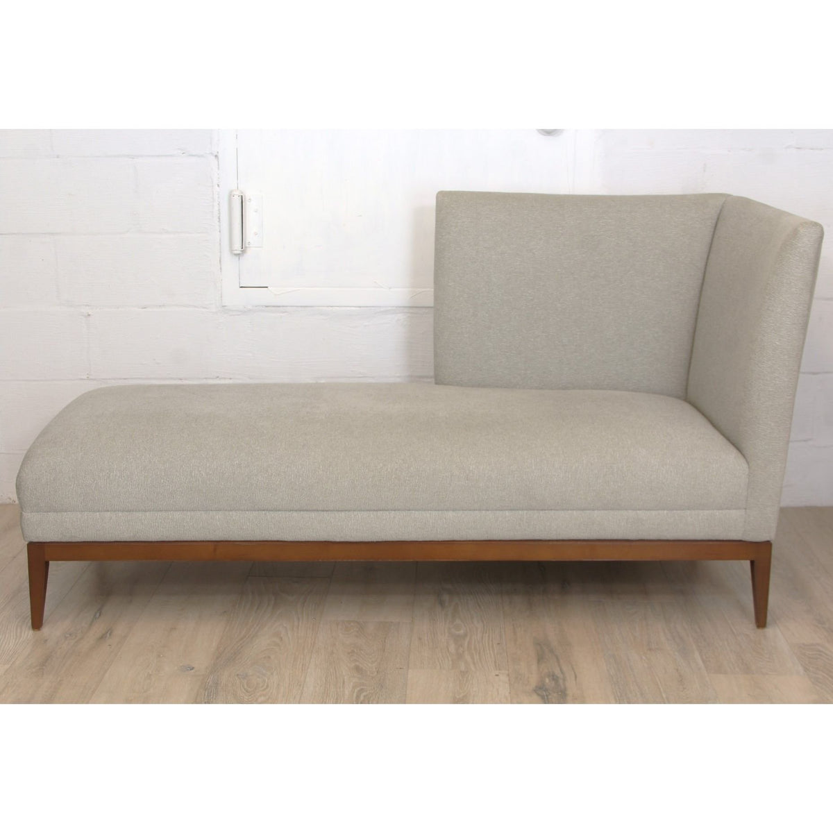 Interior Crafts NYC Lakeside Chaise Daybed with Maple Wood Legs in Francesca Finish