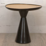 Kravet Sculptural Side Table or Pedestal with Gilded Top