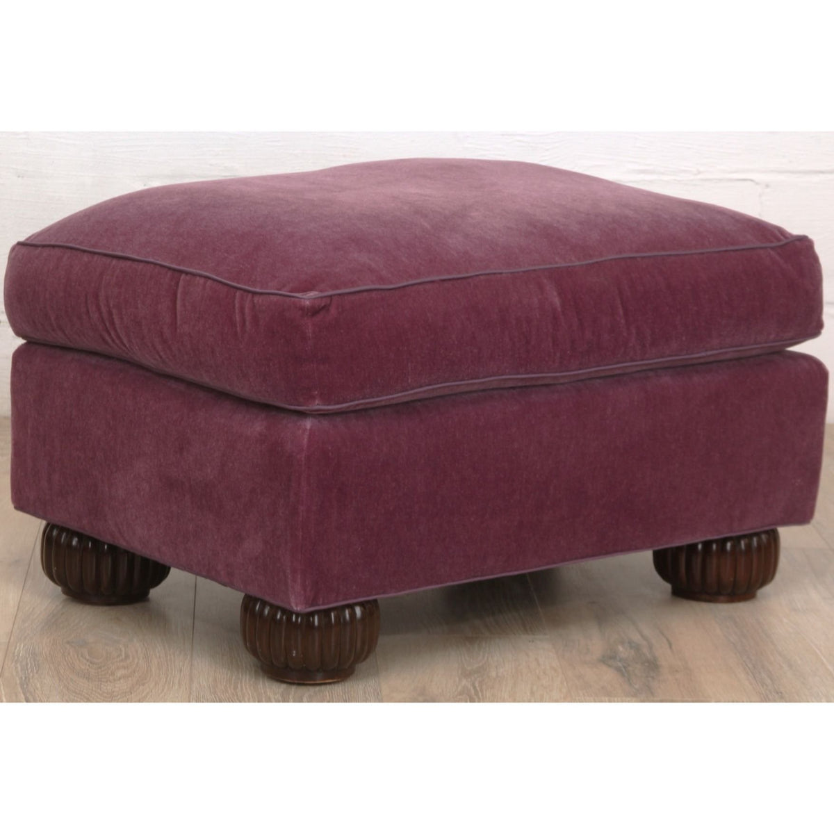 Rose Tarlow Melrose House Ottoman in the style of   Émile-Jacques Ruhlmann