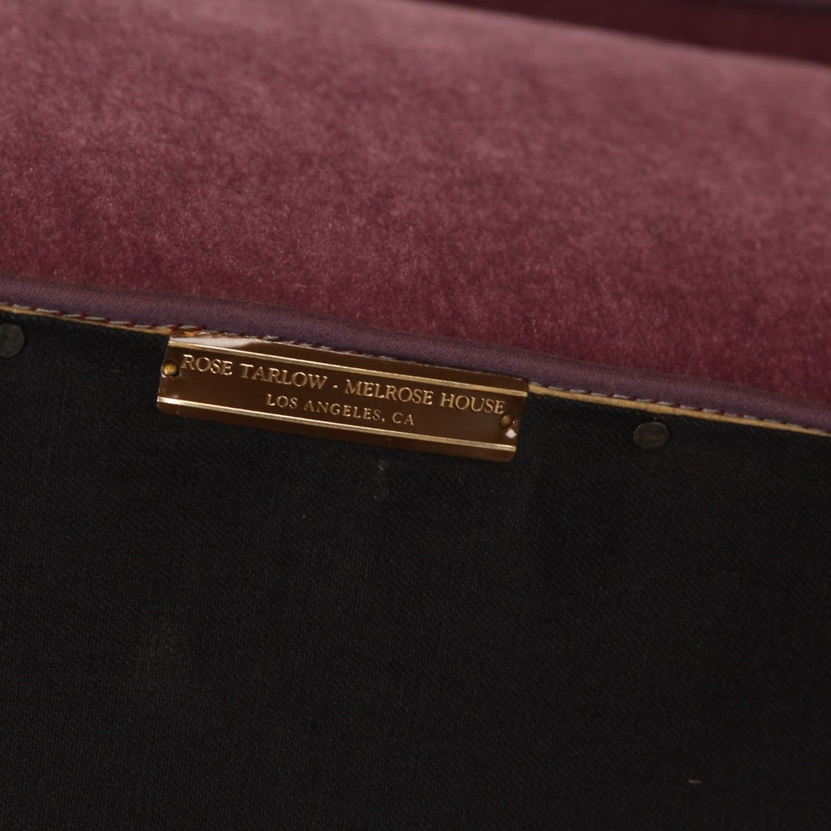 Rose Tarlow Melrose House Ottoman in the style of   Émile-Jacques Ruhlmann